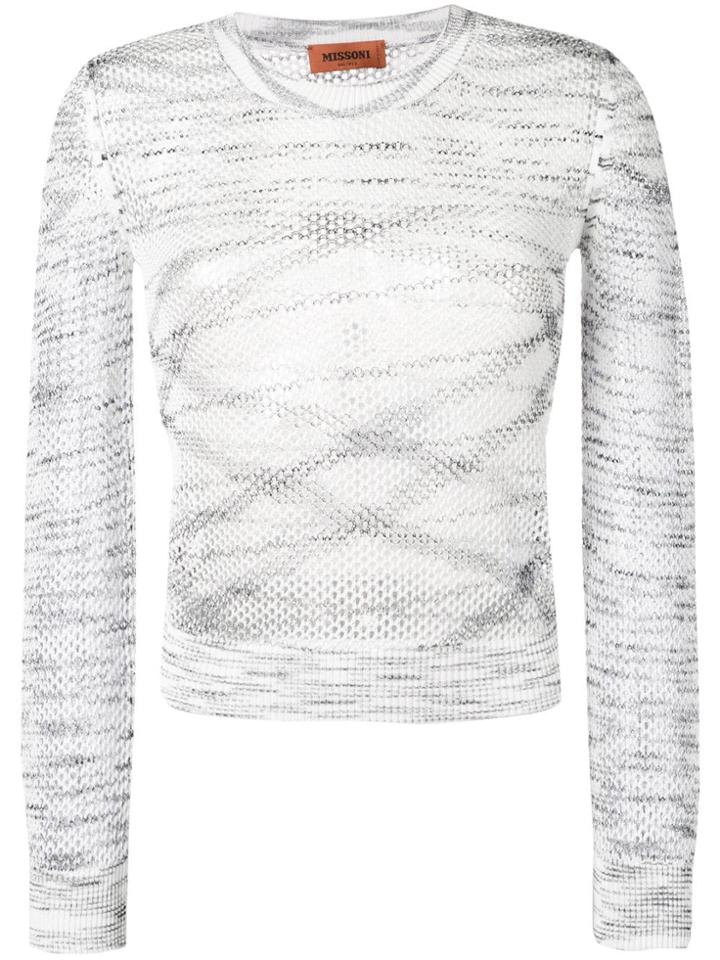 Missoni Fitted Sweater - White