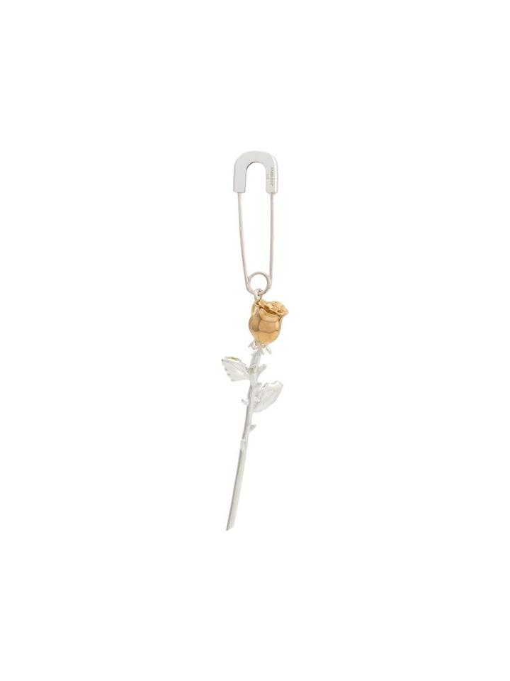 Ambush Rose Brooche - White