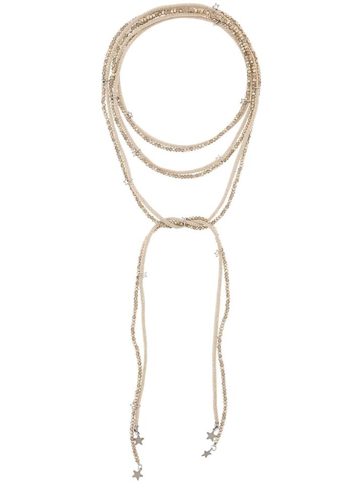 Lorena Antoniazzi Gold Long Necklacest - Neutrals