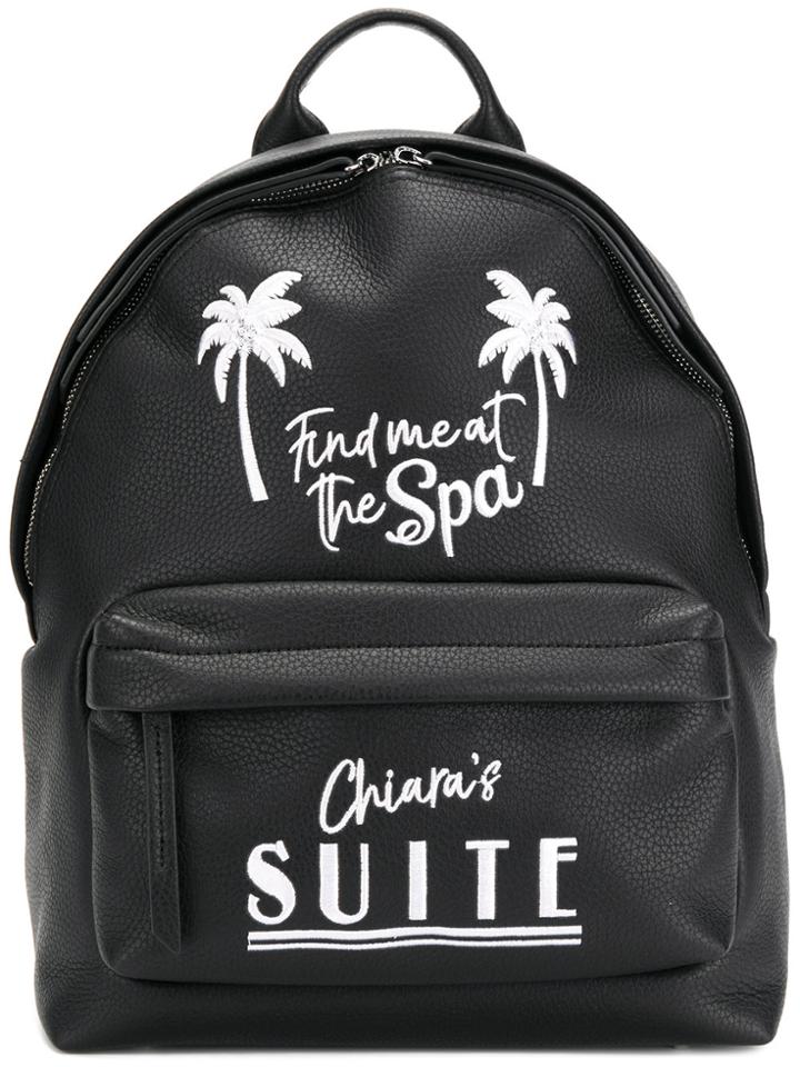 Chiara Ferragni Find Me At The Spa Backpack - Black