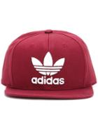 Adidas Originals Logo Snapback Cap, Women's, Red, Cotton/polyester