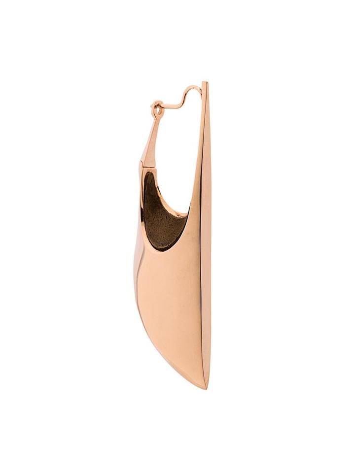 Maiyet Concave Large Layer Earrings, Women's, Metallic