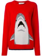 Coach - Shark Sweater - Women - Polyamide/spandex/elastane/cashmere - S, Red, Polyamide/spandex/elastane/cashmere