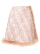 Daizy Shely Pied De Poule Skirt - Pink & Purple