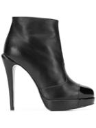Chanel Vintage High Stiletto Ankle Boots - Black