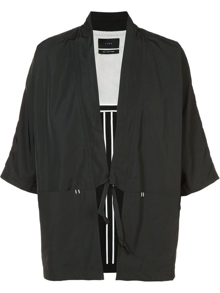 Iise Lace-up Jacket, Men's, Black, Nylon/polyester