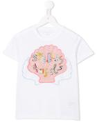 Stella Mccartney Kids Stella's Angels Print Lolly T-shirt, Girl's, Size: 8 Yrs, White
