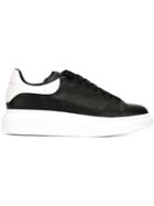 Alexander Mcqueen Extended Sole Sneakers, Men's, Size: 42, Black, Calf Leather/rubber