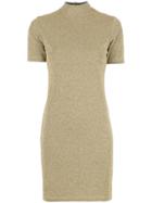 Nomia Roll Neck Dress - Gold