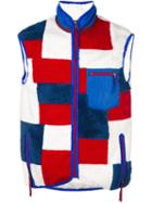 Ganryu Comme Des Garcons High Neck Zipped Vest, Men's, Size: Small, Polyester