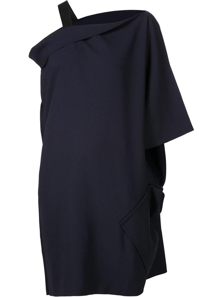 Issey Miyake Asymmetric Shift Dress