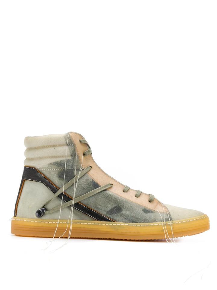 Rick Owens Geotrasher Sneakers - Green