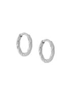 Maria Black 14kt Gold Dc Huggies 7mm - Silver