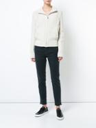 Nili Lotan Cable Knit Zipped Cardigan - Nude & Neutrals