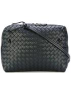 Bottega Veneta Textured Crossbody Bag - Black