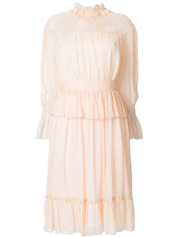 See By Chloé Shirred Waist Dress - Nude & Neutrals