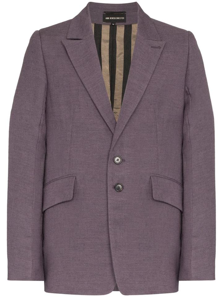 Ann Demeulemeester Annd Sb Blzr Purp - Pink & Purple