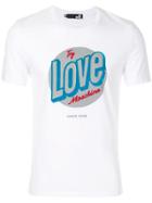 Love Moschino Logo Print T-shirt - White