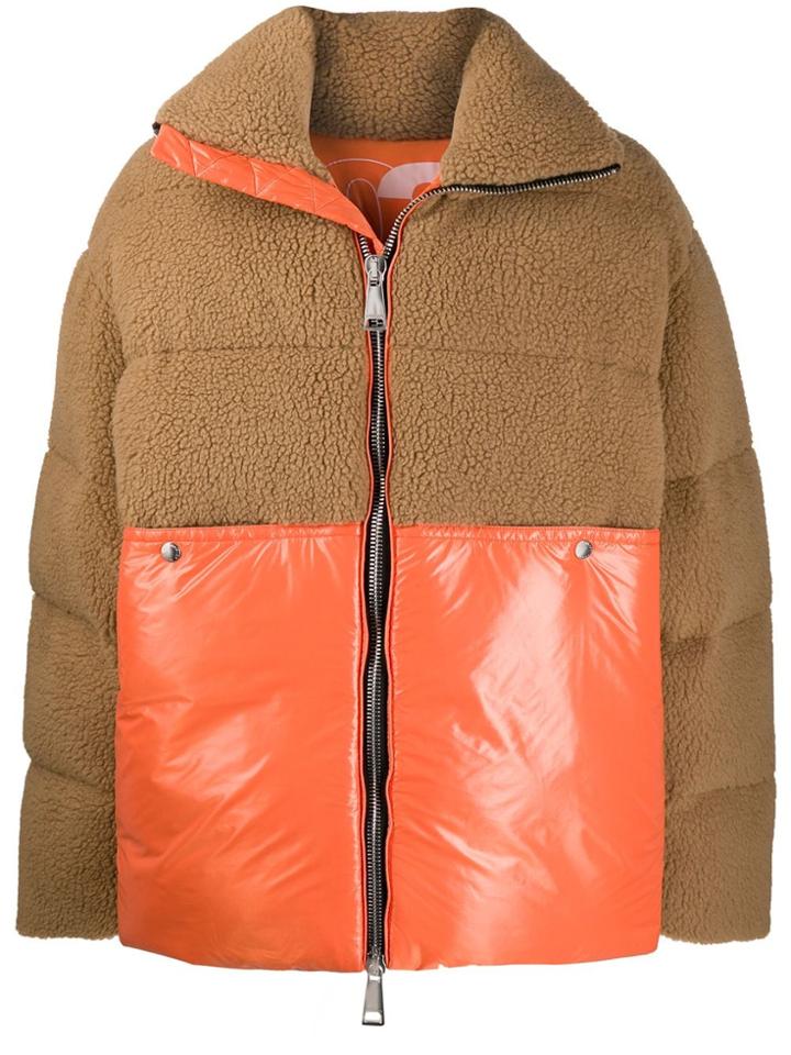 Khrisjoy Oversized Padded Coat - Brown