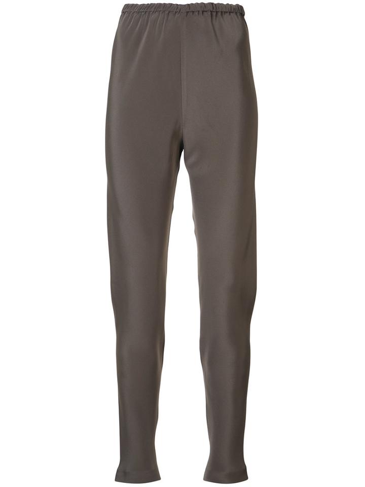 Peter Cohen - Slim-fit Trousers - Women - Silk - Xs, Nude/neutrals, Silk