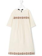 April Shower By Polder Kids - Boston Smock Dress - Kids - Cotton - 8 Yrs, White