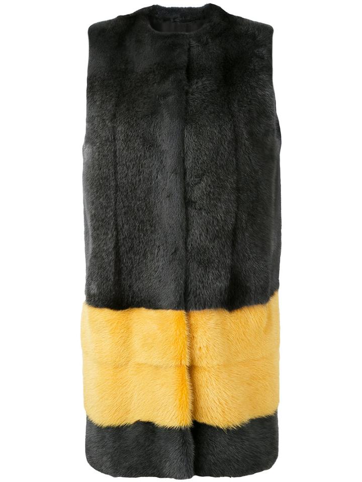 Liska - Dolora Coat - Women - Mink Fur - M, Black, Mink Fur