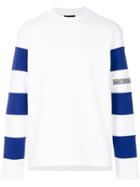 Calvin Klein 205w39nyc Contrast Sleeve Sweatshirt - White