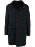 Loro Piana Single-breasted Fitted Coat - Brown