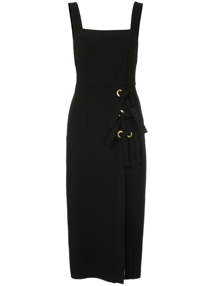 Rebecca Vallance Celestina Tie Dress - Black