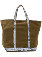 Vanessa Bruno Large Sequin Embellished Tote - Green