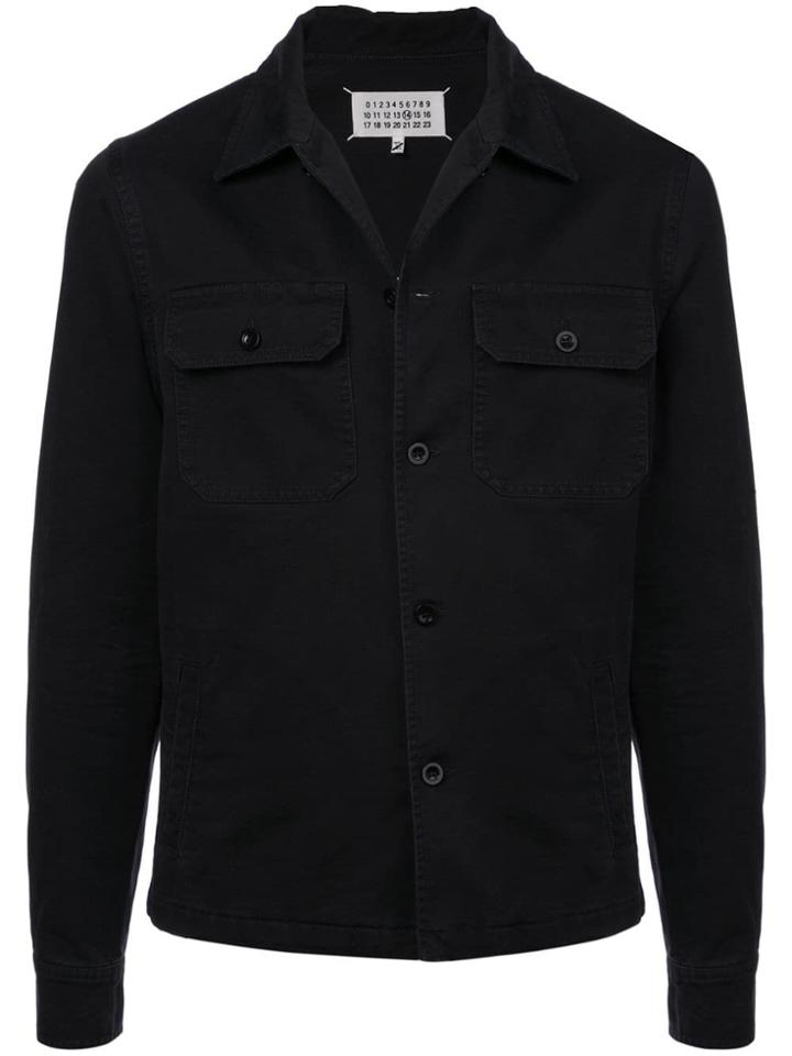 Maison Margiela Long-sleeve Fitted Jacket - Black