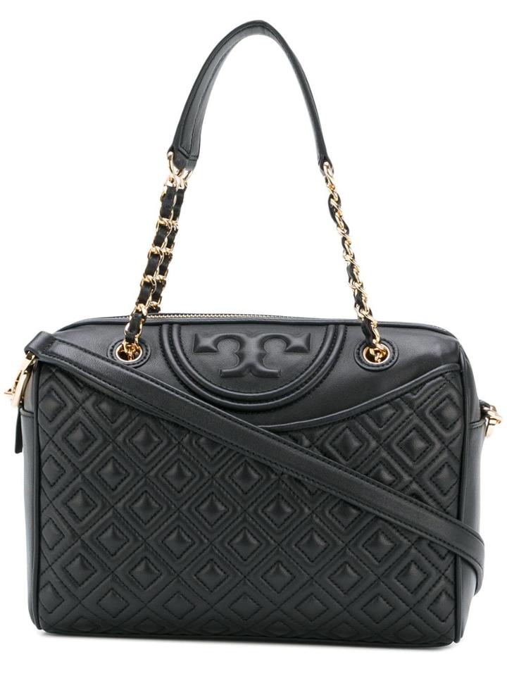 Tory Burch Quilted Tote - Black