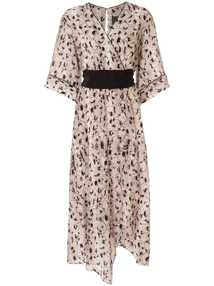 Ginger & Smart Venom Snakeskin-print Dress - Multicolour