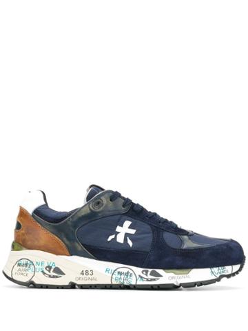 Premiata Mase Printed Sneakers - Blue