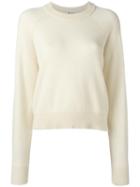T By Alexander Wang Crew Neck Jumper, Women's, Size: Small, Nude/neutrals, Cashmere/wool