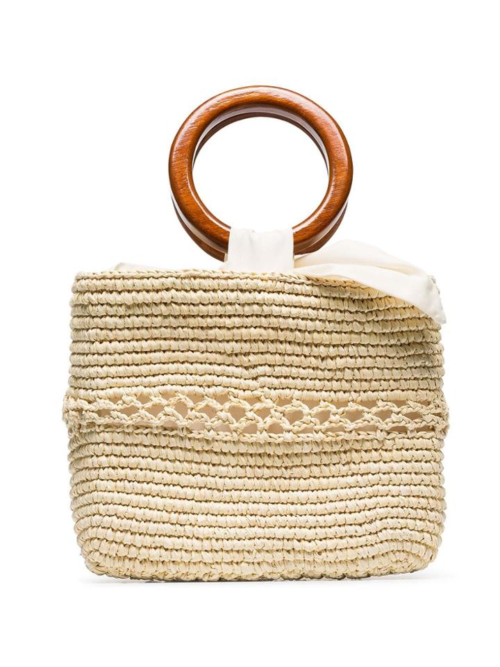 Sensi Studio Calado Woven Tote - Neutrals