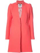 Milly Fitted Blazer Coat - Pink & Purple