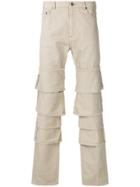 Y / Project Layered Trousers - Nude & Neutrals