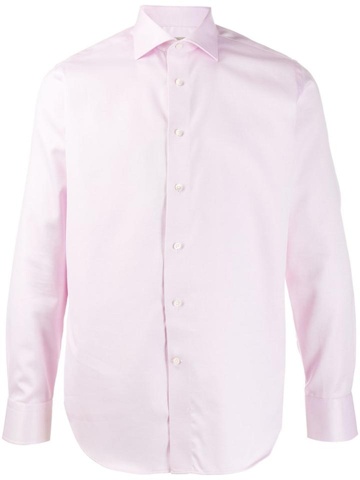 Canali Relaxed-fit Button-up Shirt - Pink