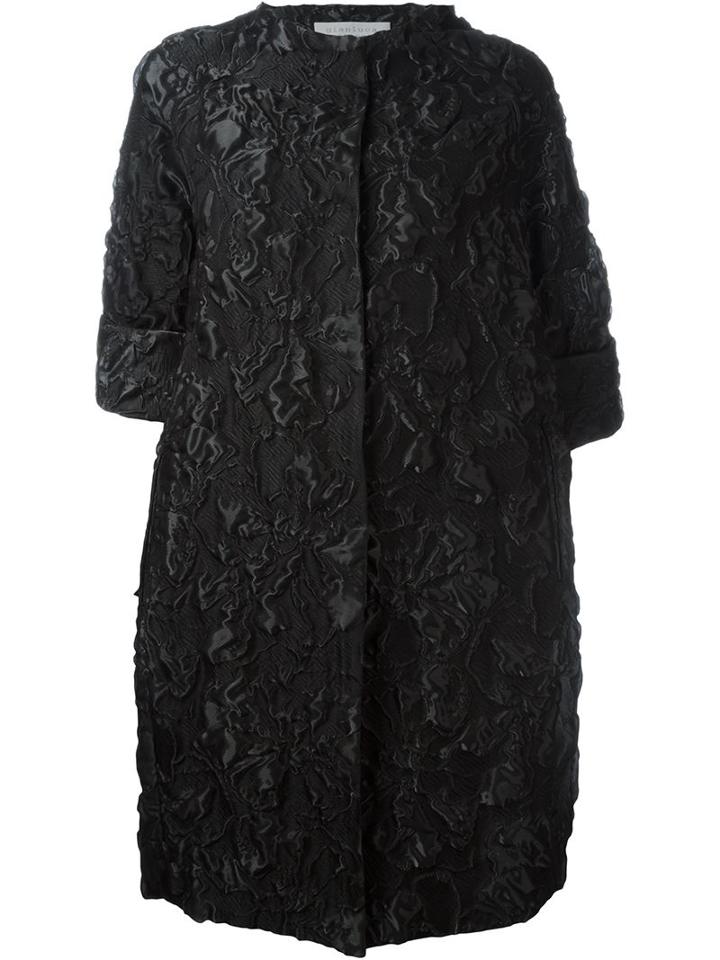 Gianluca Capannolo Half Sleeve Cloqué Coat