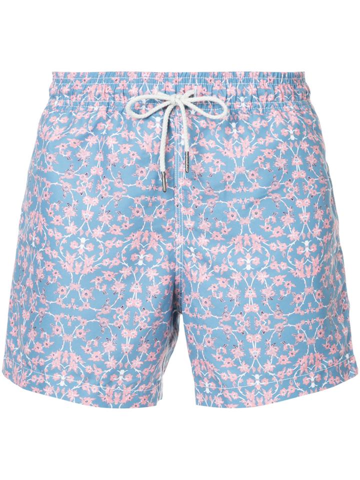 Venroy Printed Swim Shorts - Black