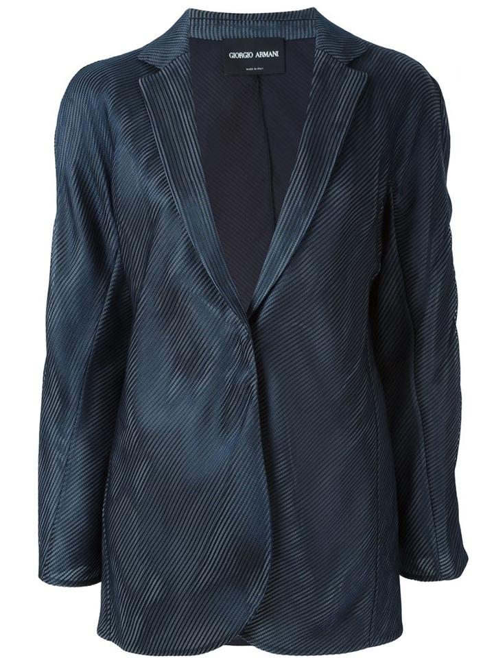Giorgio Armani Ribbed Blazer