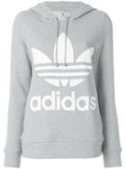 Adidas Adidas Originals Trefoil Logo Hoodie - Grey