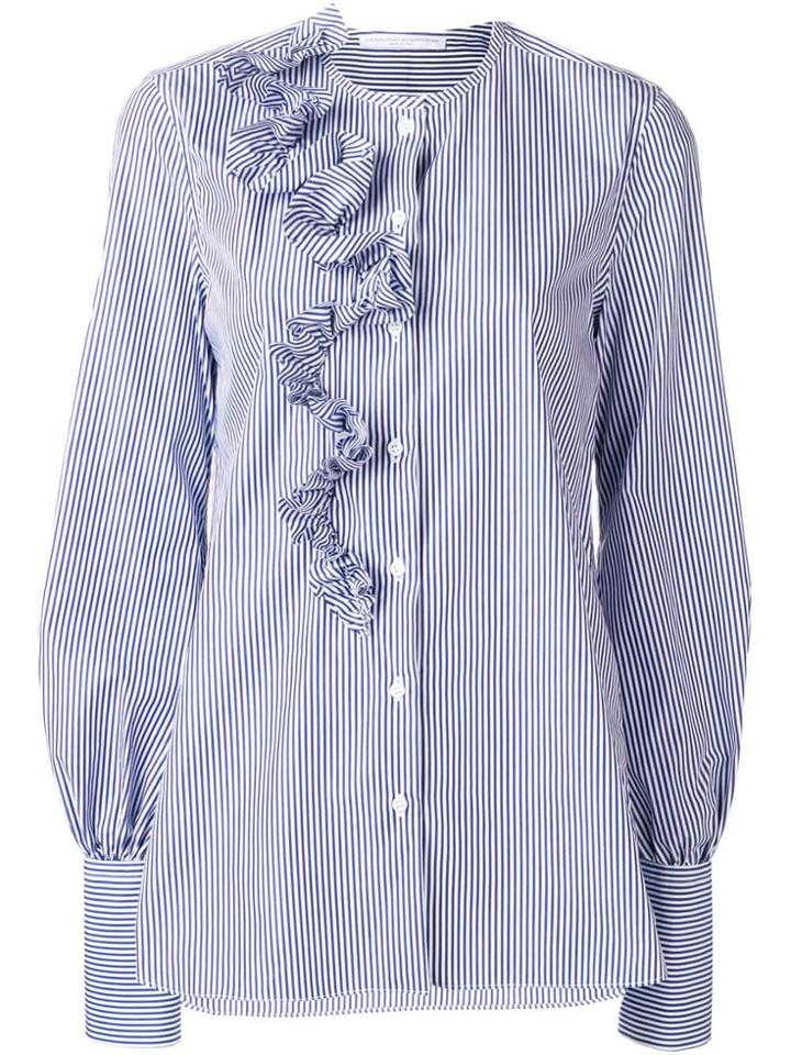 Ermanno Scervino Ruffled Shirt - Blue