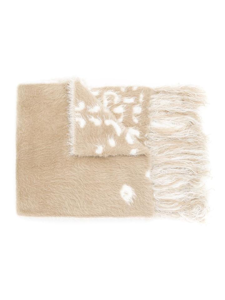 Mara Mac Animal Print Scarf - Neutrals