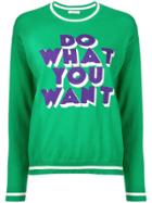 P.a.r.o.s.h. Do What You Want Sweater - Green