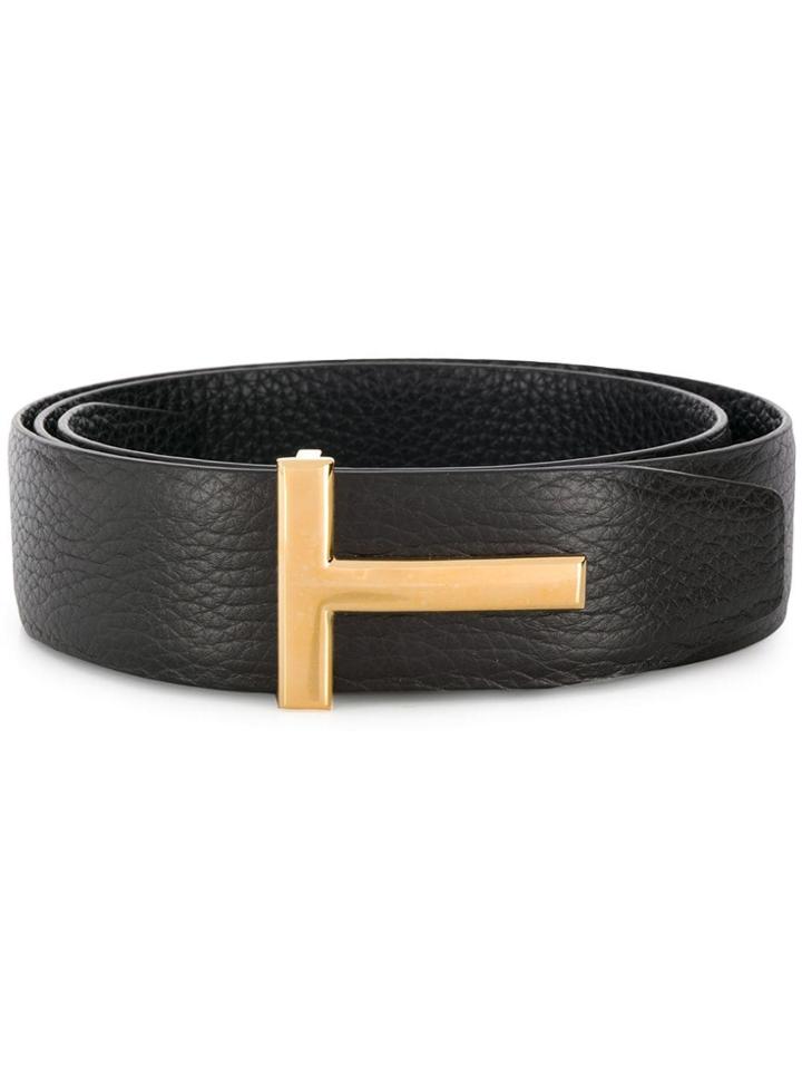 Tom Ford Textured Belt - Black