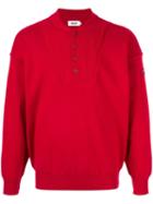 Palace Dondadda Knit Sweatshirt - Red