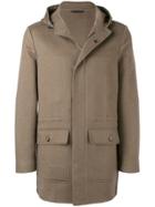 Loro Piana Hooded Mid-length Coat - Nude & Neutrals