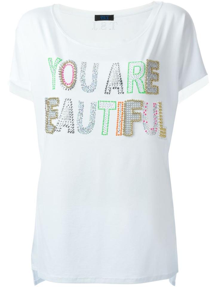 Twin-set Jeans You Are Beautiful T-shirt